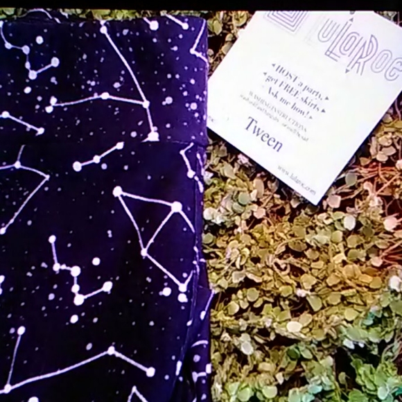 NWT Lularoe leggings space constellation's unicorn - Picture 3 of 6